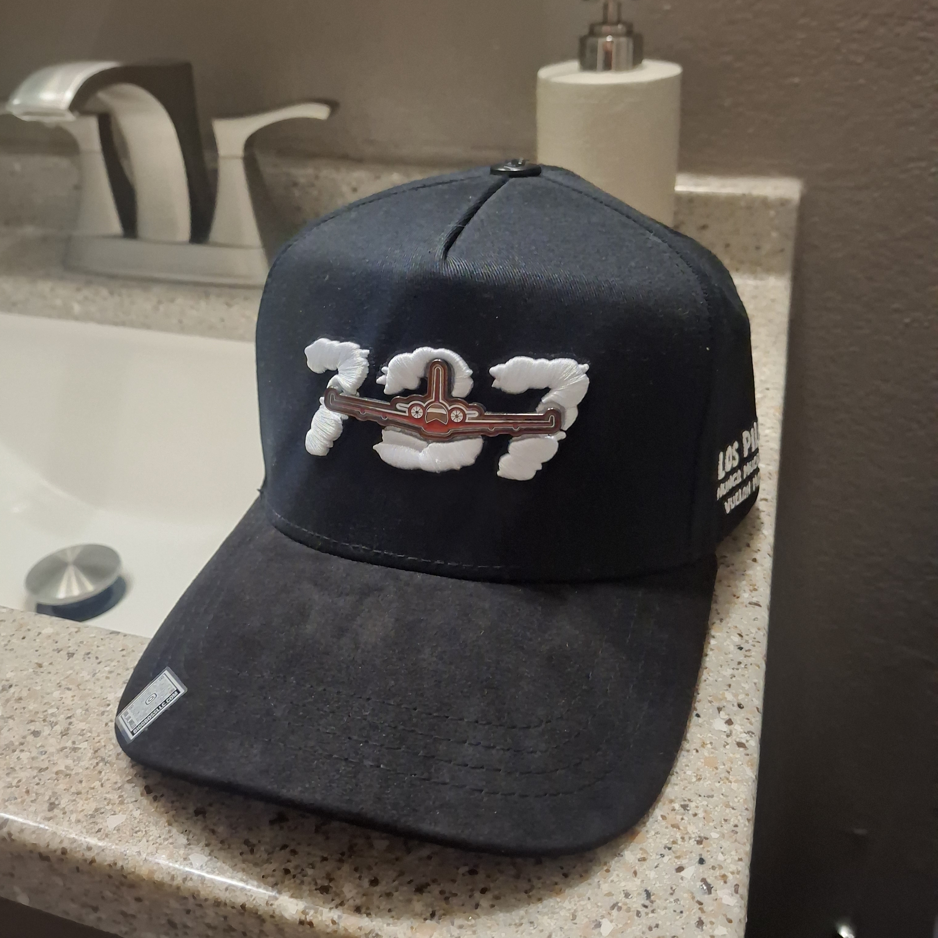 Black 707 Logo Cap Black 707 Logo Cap